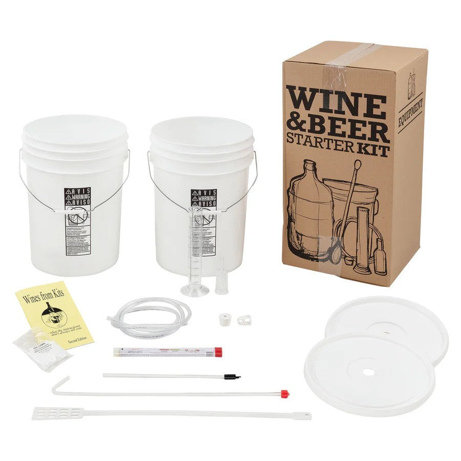 Basic Starter Wine Kit – Complete 24 L Home Winemaking Equipment Set