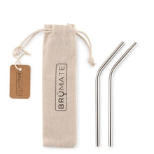 Load image into Gallery viewer, Brumate Reusable Wine Straws Stainless
