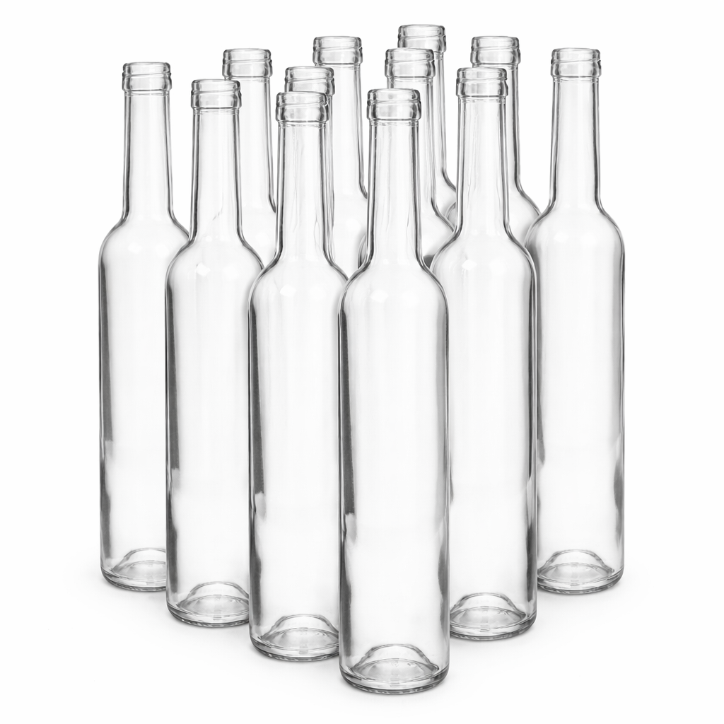 375ml Bellissima Ice Wine Bottles – Pack of 12 (Green or Clear) – V&A CRAFT
