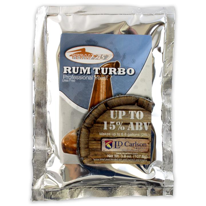 Rum Turbo Yeast – Distillers Yeast up to 15% ABV (107.5 g)