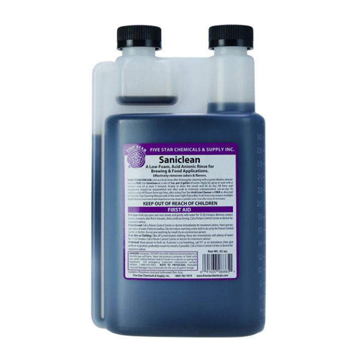 Five Star Saniclean Sanitizer 32oz