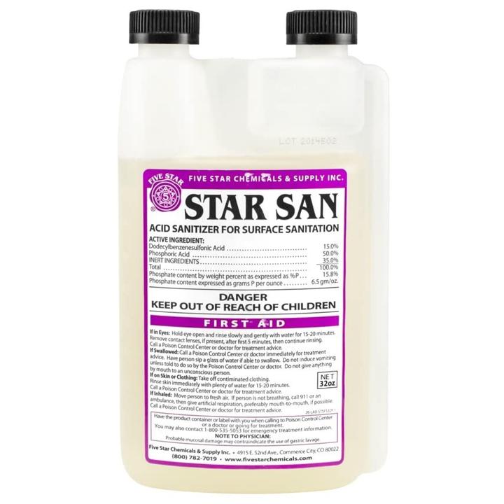 Star San No-Rinse Sanitizer – Brewing & Winemaking Sanitizer (32