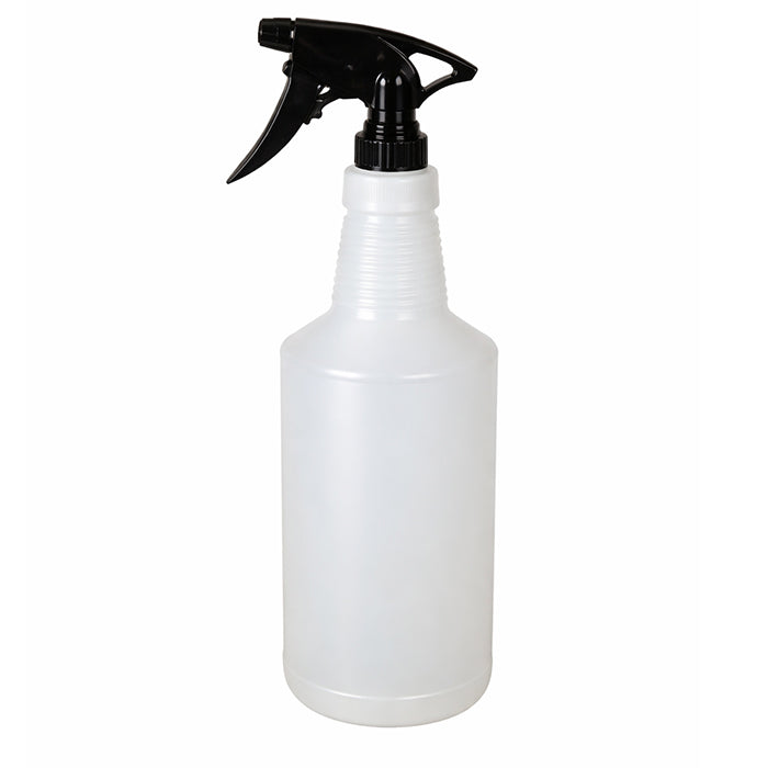 Graduated Spray Bottle – 1 Quart (32 oz) Mixing & Sanitizing Sprayer for Cleaning & Equipment Use