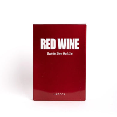 Lapcos Red Wine Elasticity Face Mask Set of 5