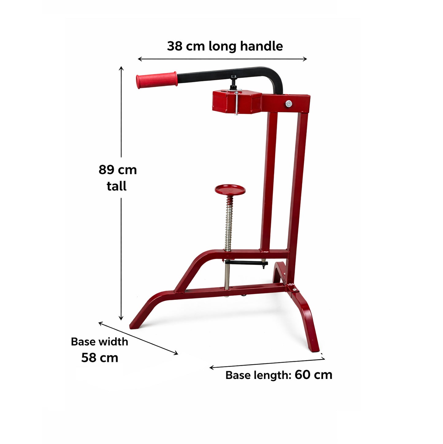 Deluxe Portuguese Floor Corker – Heavy-Duty Manual Wine Bottle Corker with Adjustable Platform