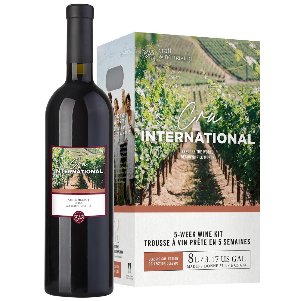 RJS Cru International Series Wine Kit – Chile Merlot