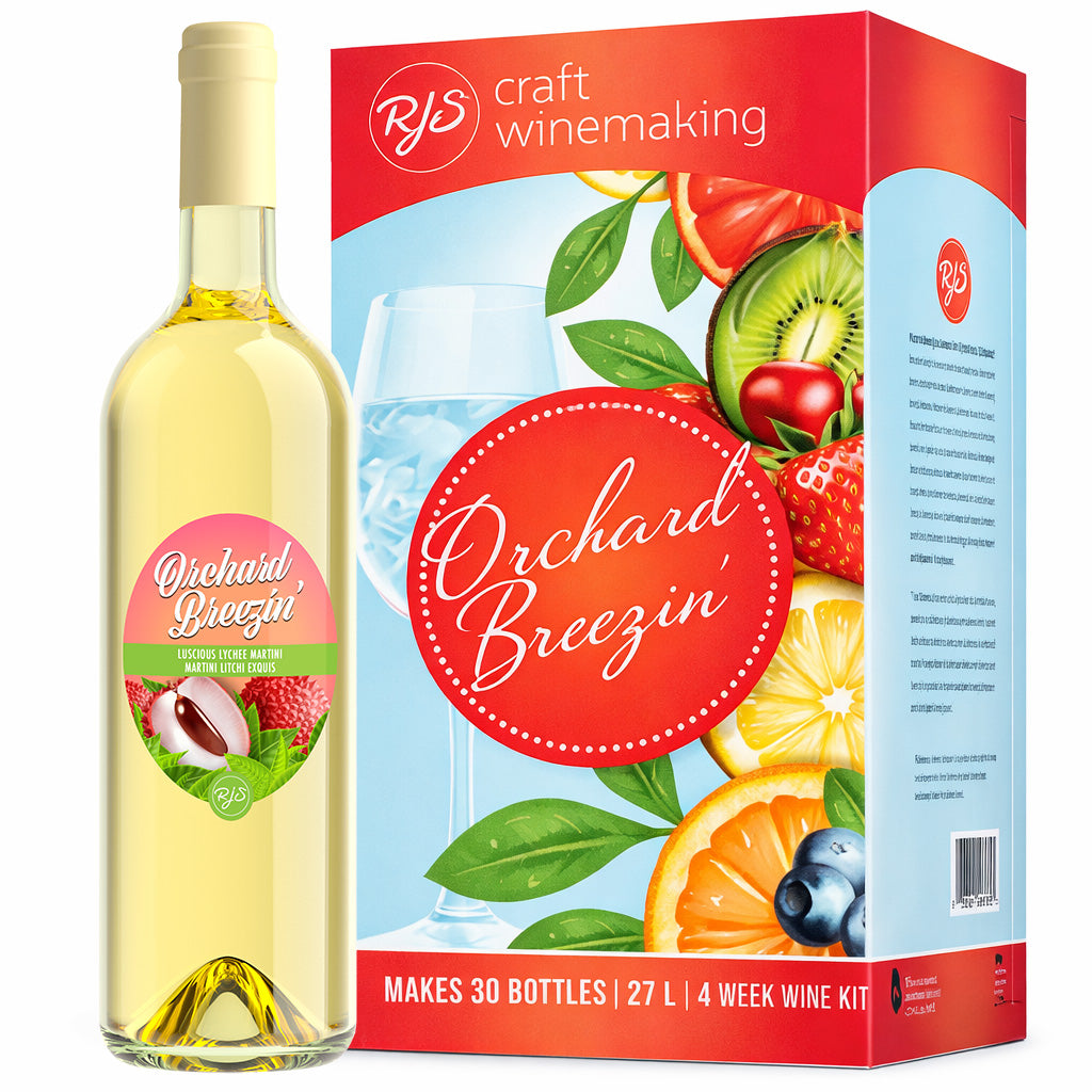 RJS Orchard Breezin Wine Kit – Luscious Lychee Martini