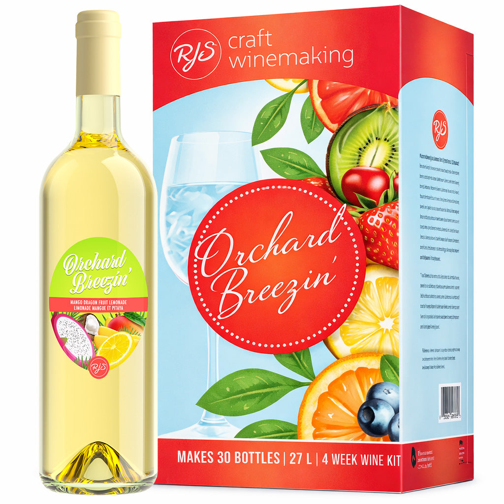 RJS Orchard Breezin Wine Kit – Tropical Mango Fruit Lemonade