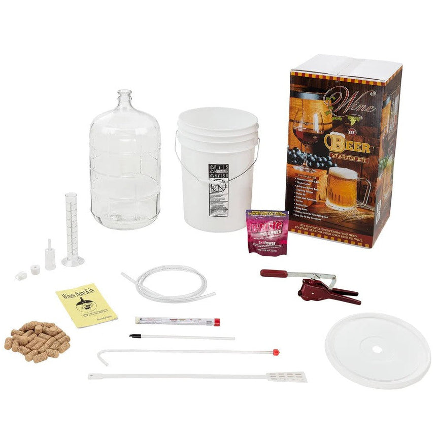 Superior Starter Wine Kit – Complete 24 L Home Winemaking & Bottling System