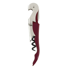 Load image into Gallery viewer, True Brands Truetap Double Hinged Waiter's Corkscrew Burgundy