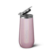 Load image into Gallery viewer, Brumate Champagne Flute Glitter Blush
