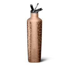 Load image into Gallery viewer, Brumate Rehydration Bottle Gold Leopard