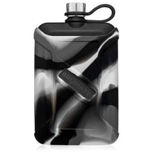Load image into Gallery viewer, Brumate Liquor Canteen Gray Camo Swirl Matte Black