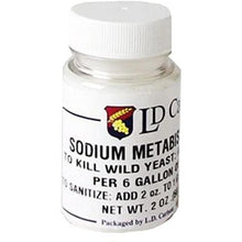 Load image into Gallery viewer, LD Carlson Sodium Metabisulphite 2oz