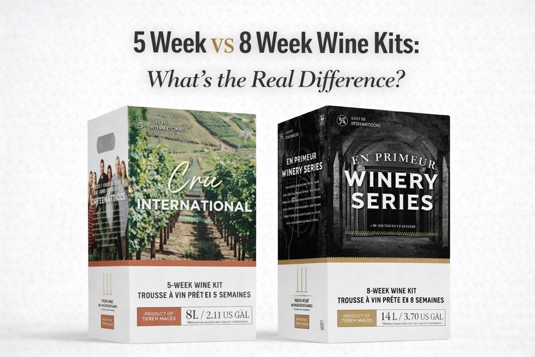 4-8 Week Wine Kits: What’s the Real Difference?