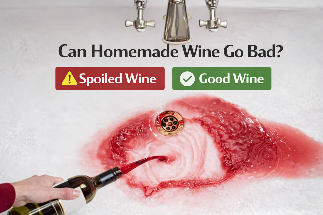 Can homemade wine go bad
