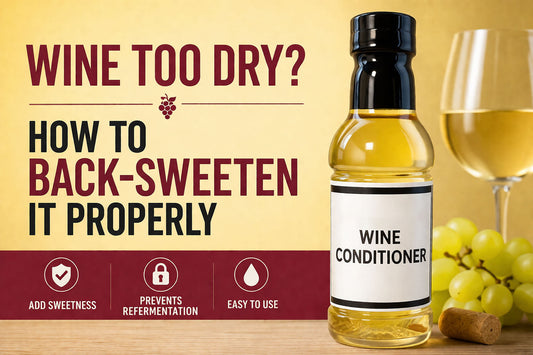 How to Back-Sweeten Wine (Without Restarting Fermentation)