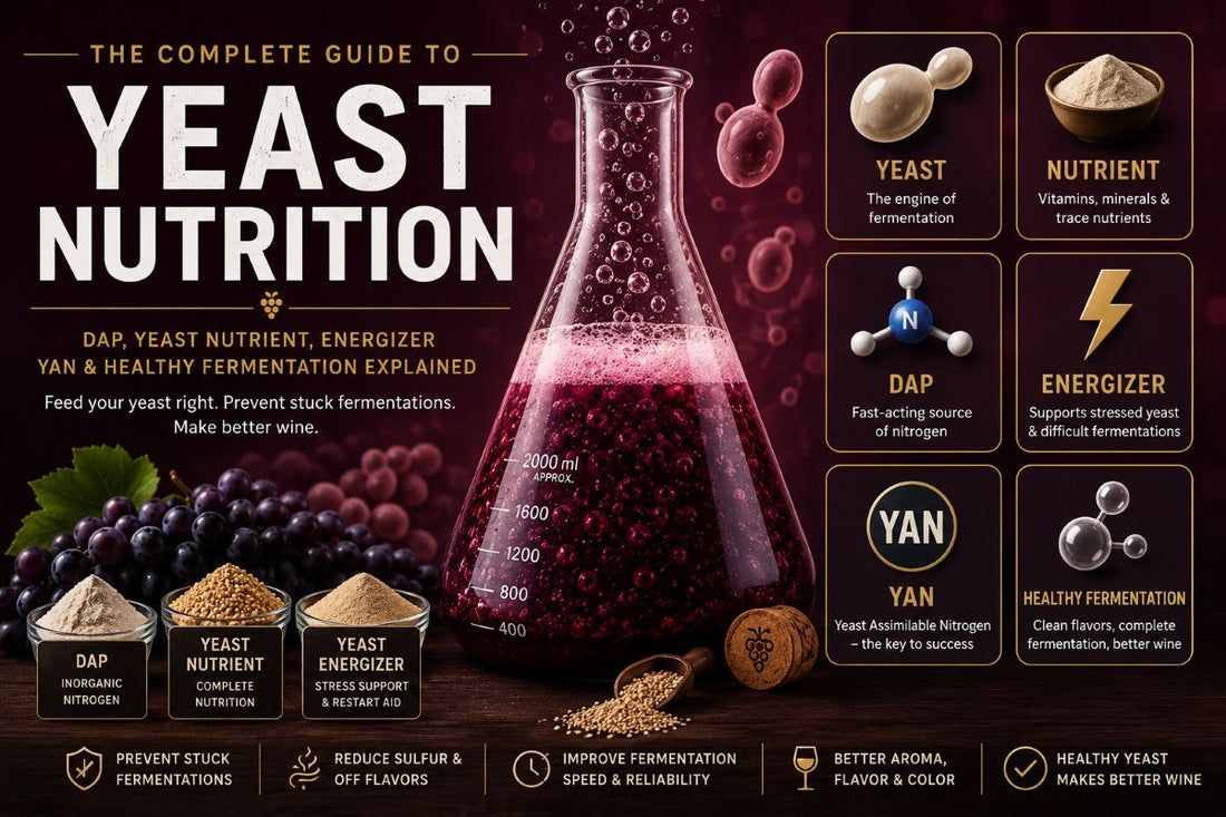 The Complete Guide to Yeast Nutrient - DAP Yeast Nutrient Energizer