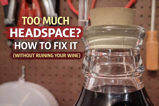 Too much Headspace and how to fix it in winemaking