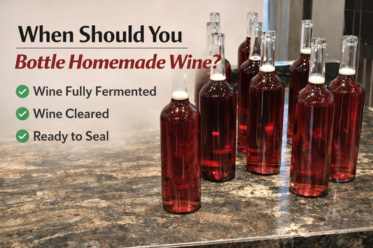 When Should You Bottle Homemade Wine?
