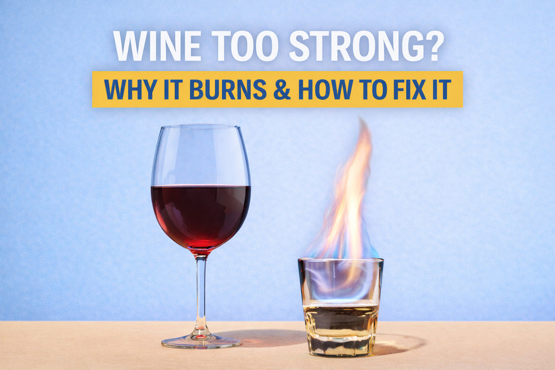 Why Your Wine Has a Burning Alcohol Taste (And How to Fix It)