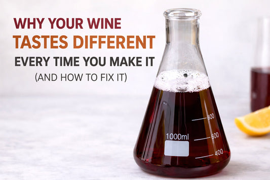Why Your Wine Tastes Different Every Batch (And How to Fix It)