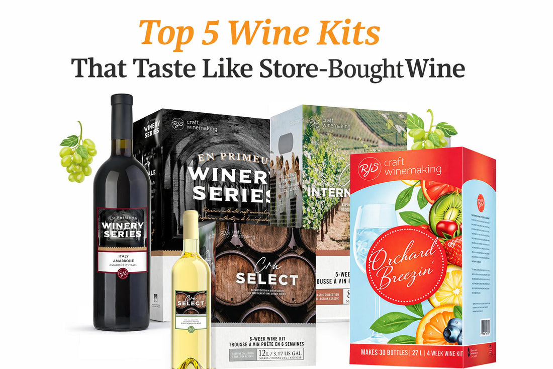 Top 5 Wine Kits That Taste Like Store-Bought Wine