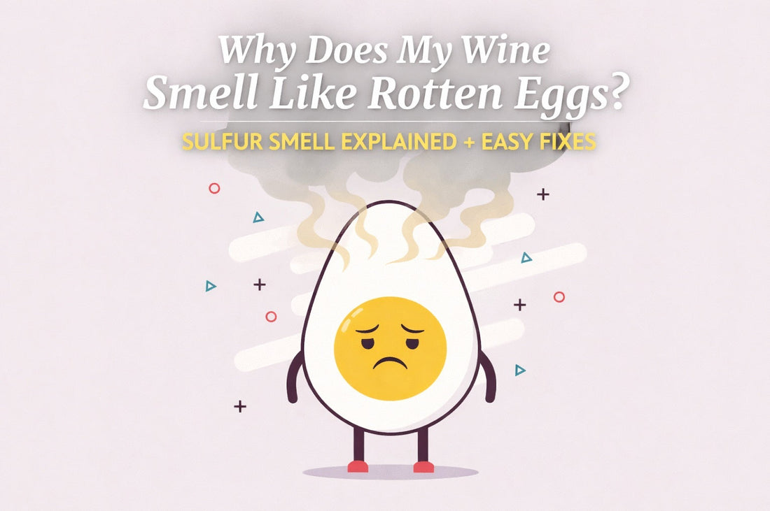 Why does my wine smell like rotten eggs