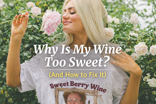 why is my wine too sweet and how to fix it