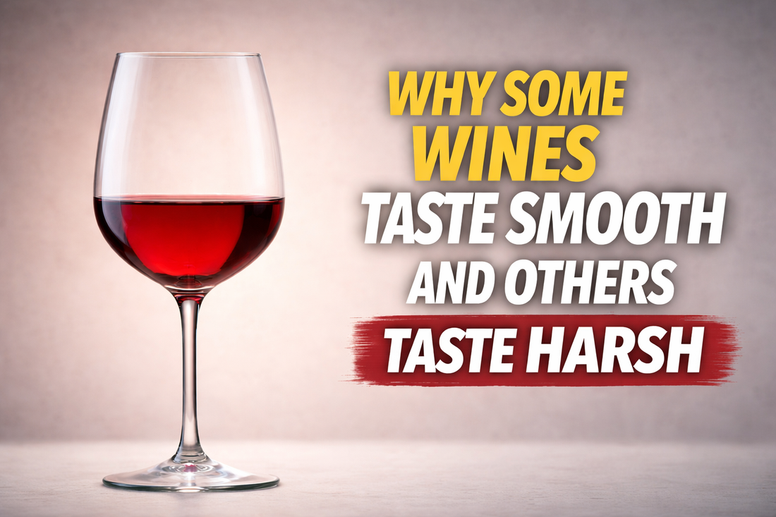 Why Some Wines Taste Smooth and Others Taste Harsh - Simple Explanation
