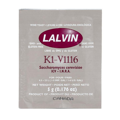 Lalvin Wine Yeast – Premium Fermentation Yeast for Winemaking (Multiple Strains)