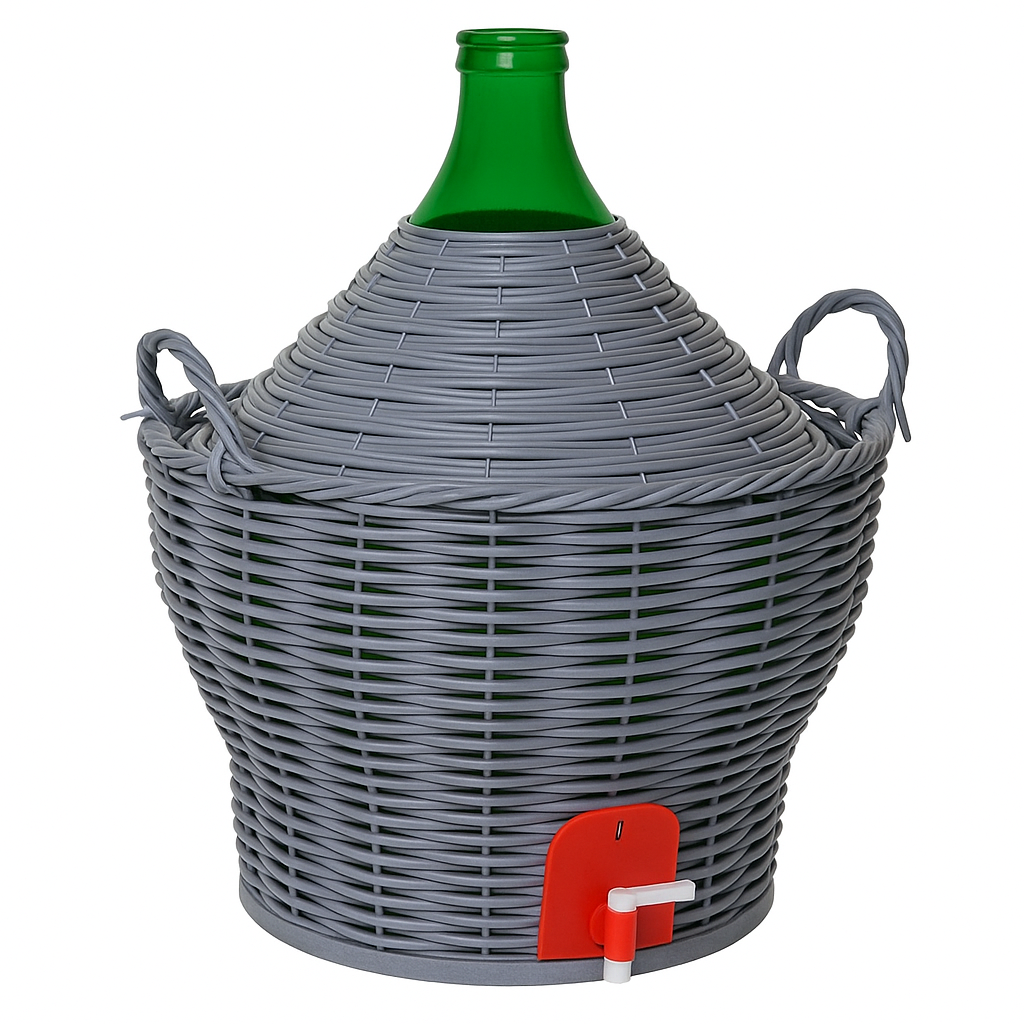 Vintage Used Demijohn with Basket (LOCAL PICKUP ONLY)