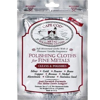 Cape Cod Premium Metal Polishing Cloths – Shine & Protect All Metals