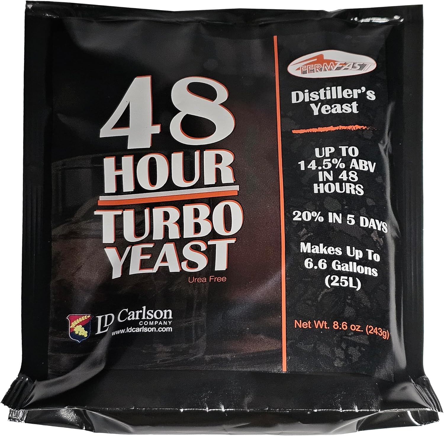 Fermfast LD Carlson 48 Hour Turbo Yeast Urea Free