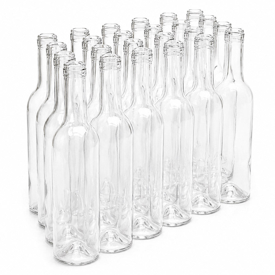 Bordeaux 375 ml Clear Wine Bottles