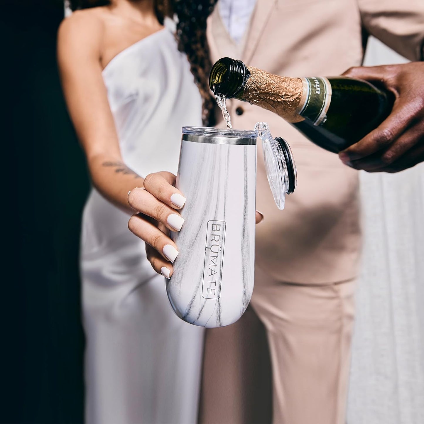 Brumate Champagne Flute In Action