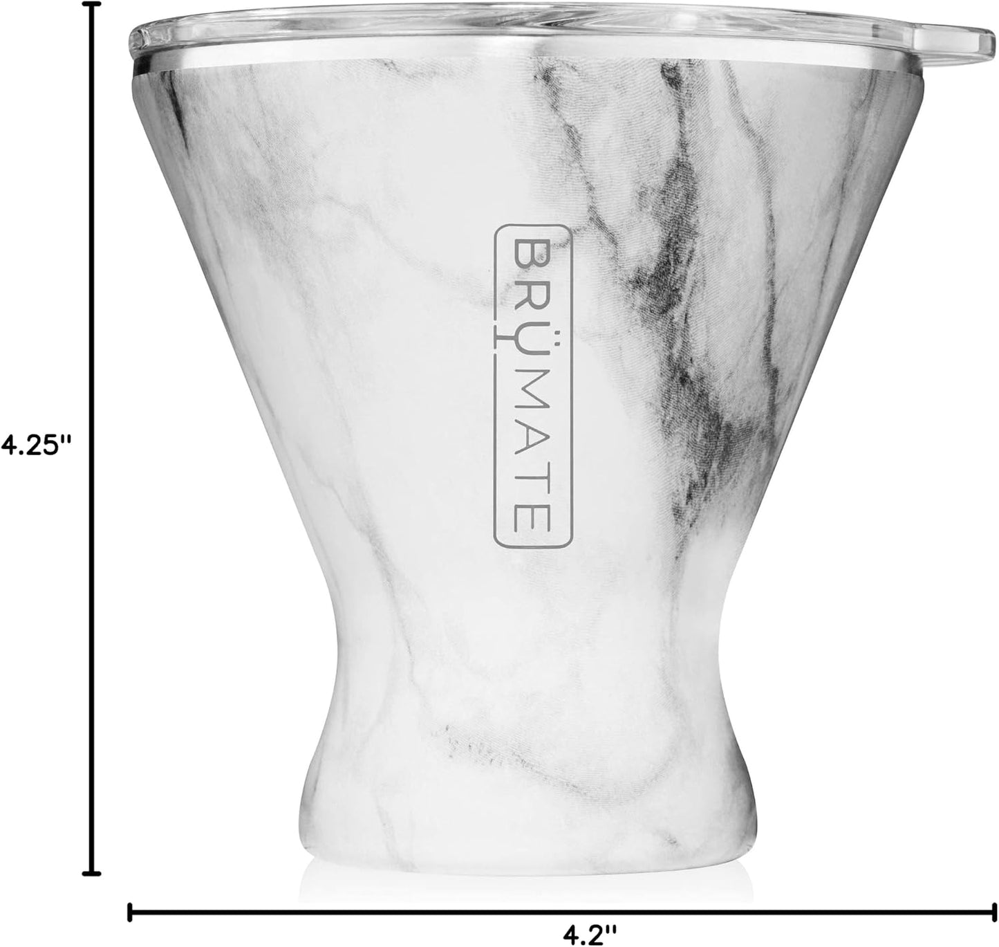 BrüMate MargTini Insulated Margarita Glass