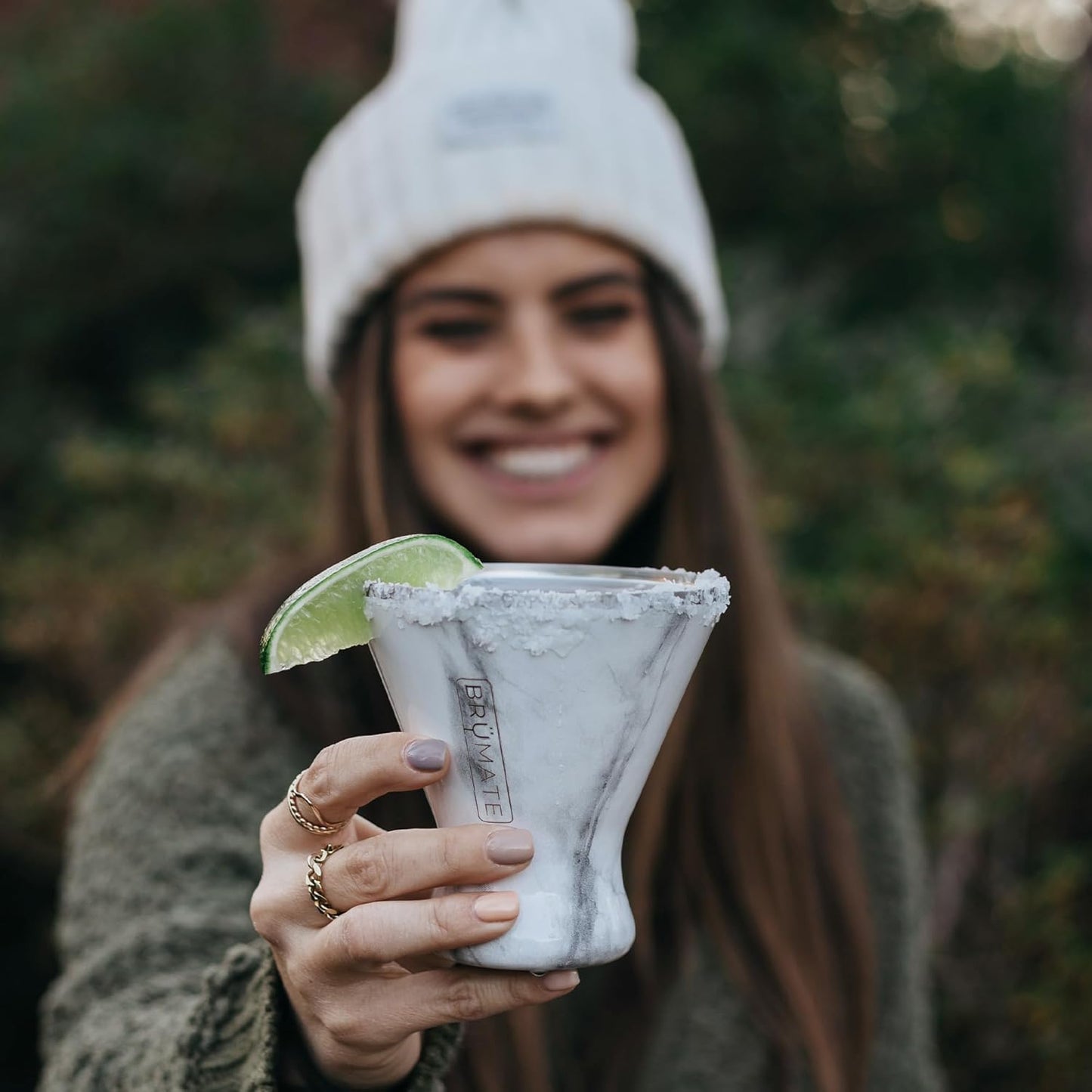 BrüMate MargTini Insulated Margarita Glass