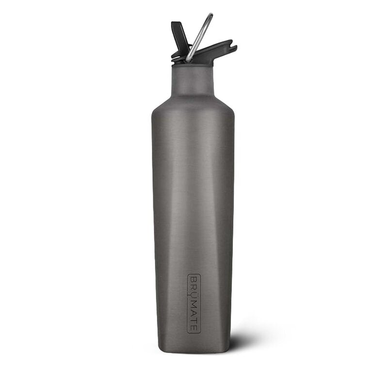 Brumate Rehydration Bottle Black Stainless