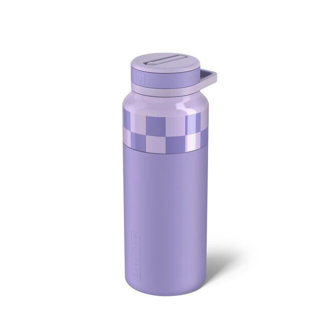 BruMate Rotera 35oz Lavender Checker