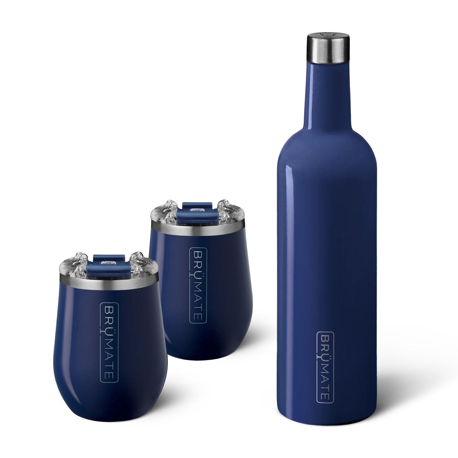 BruMate Winesulator + 2 Uncork'd XL Wine Tumblers Gift Set - Item #DW2059H  -  Custom Printed Promotional Products