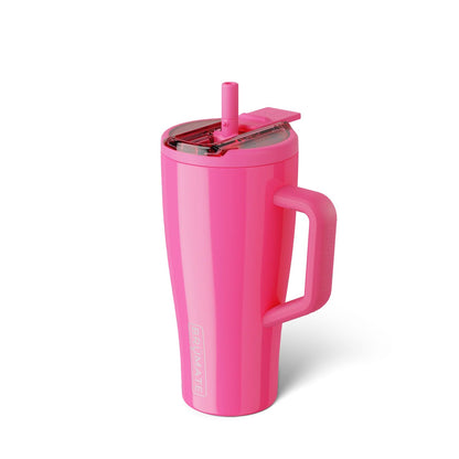 Brumate Era Flip 30oz Neon Pink Leakproof Insulated Tumbler
