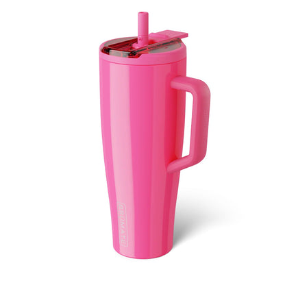 Brumate Era Flip 40oz Neon Pink Leakproof Insulated Tumbler