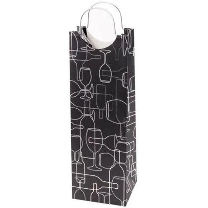 Cakewalk Silhouette Wine Bag - Black