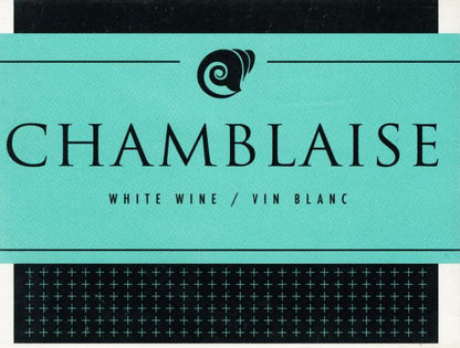 Chamblaise Winemaking Wine Labels