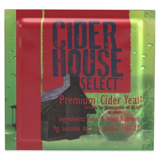 Cider Yeast – Cider House Select Dry Yeast (9g – Makes 5–6 Gallons)