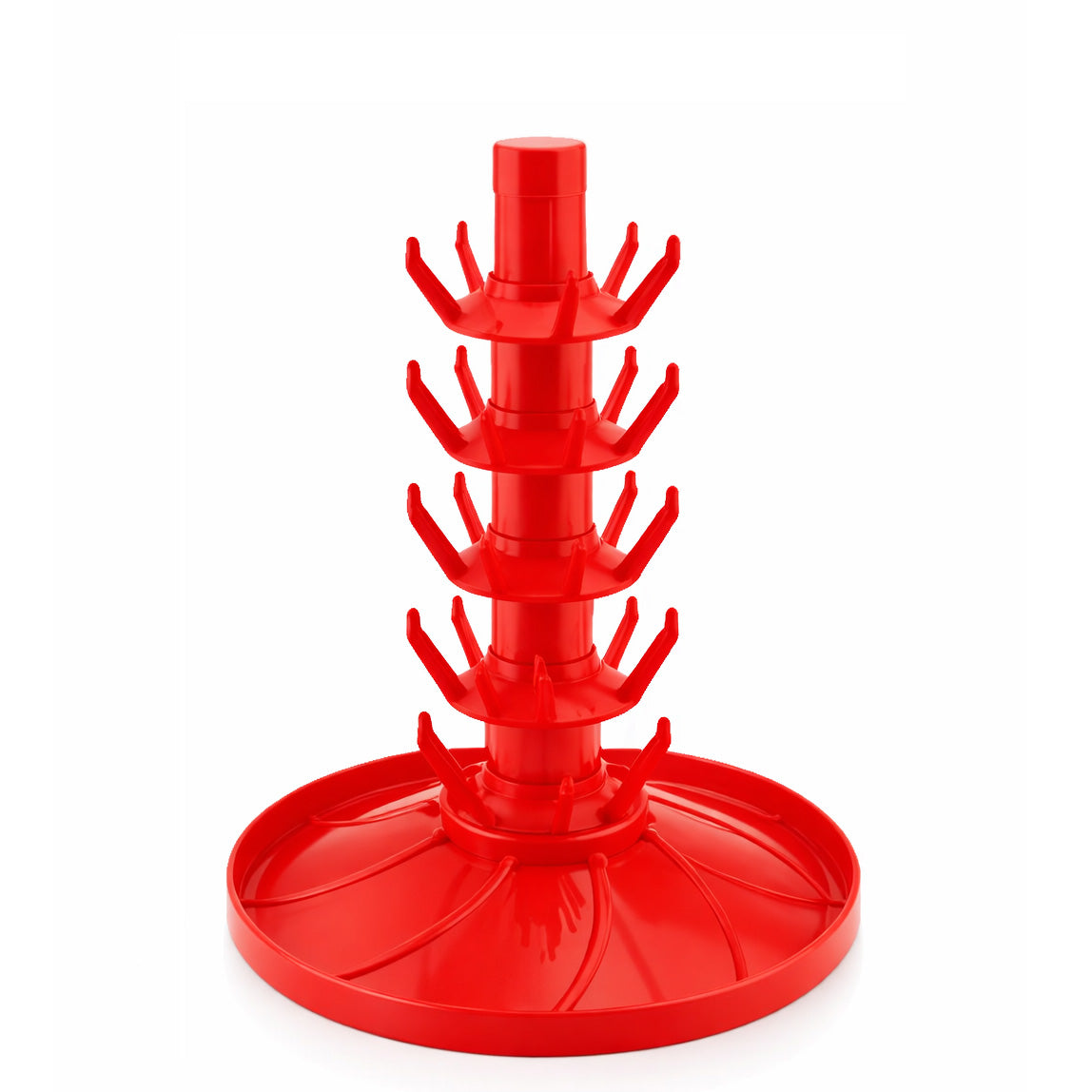 Ferrari Rotating Bottle Drying Tree – 45 Bottle Rack for Wine & Beer Bottles