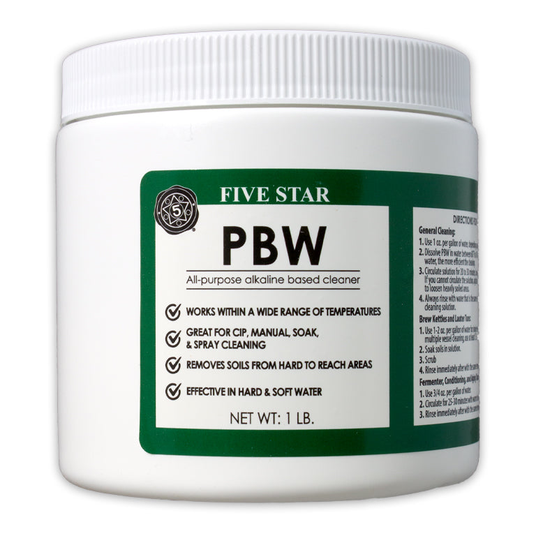 Five Star PBW Cleaner for Wineamaking and Brewing 1LB