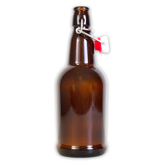 473 mL Swing-Top Bottles (EZ-Cap / Grolsch-Style) – 12 Pack with Caps