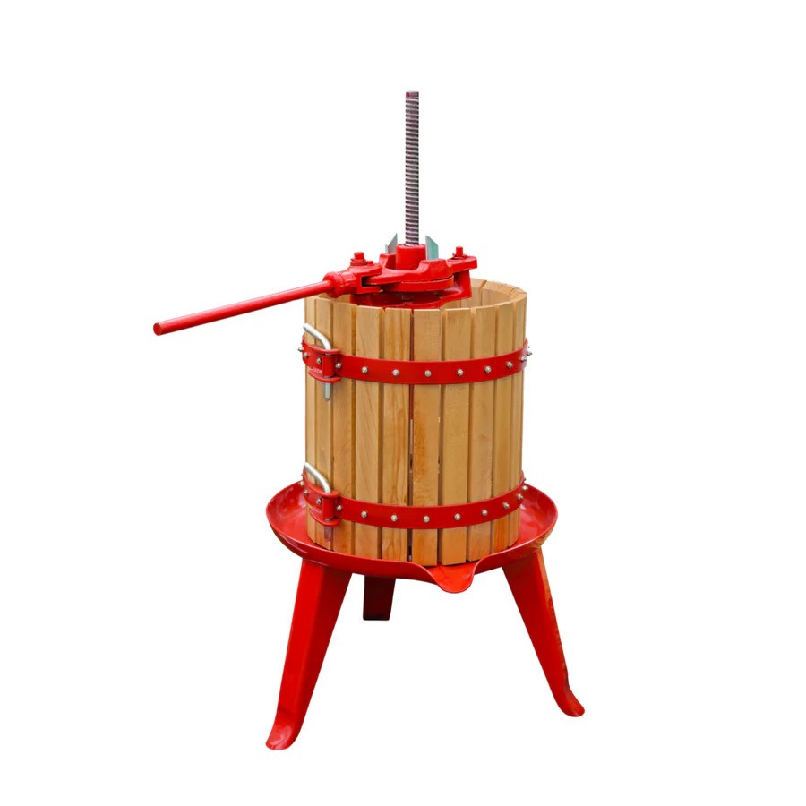Ratchet Fruit & Grape Press #20 – 25–30 lb Capacity (20 cm Basket) Manual Press (PICKUP OR DELIVERY WITHIN GTA ONLY)